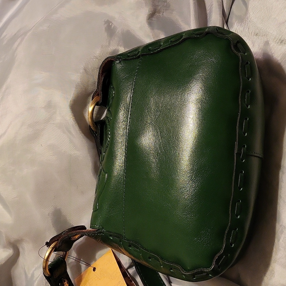 Patricia Nash Micaela soft green rosetool - Picture 4 of 8